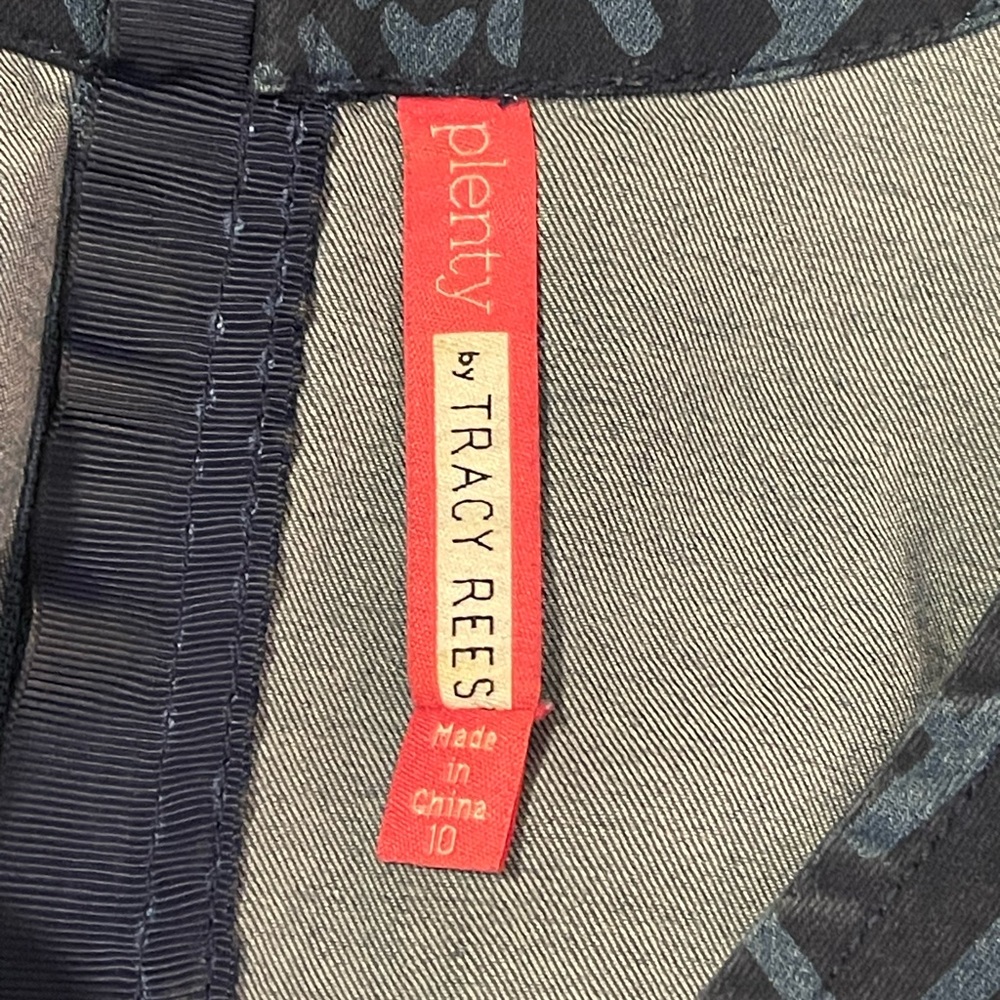 Plenty by Tracy Reese Indigo Fit and Flare Dress Size 10 - Picture 6 of 9